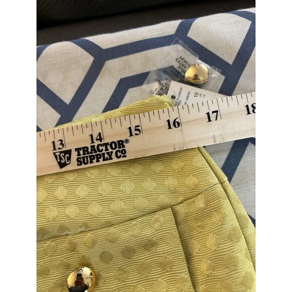 Antonio Melani NWT Two tone Yellow Preppy Skirt Size 10 - Picture 6 of 7